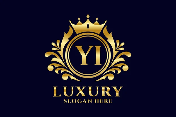 Lettre Royal Luxury Logo Modèle Dans Art Vectoriel Pour Les — Image vectorielle