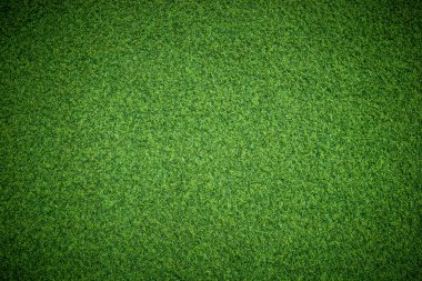 Açık hava sporları ve sporla ilgili işler için tasarlanmış yapay çimenlerin yeşil duvarı ve yeşil arka planı.