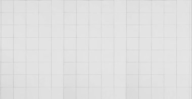 Yatak odasının dekorasyonu için beyaz seramik duvar dokusu.