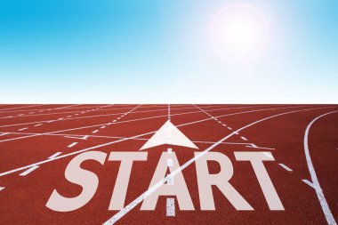Start on running track, 2022 running track, Start on running track