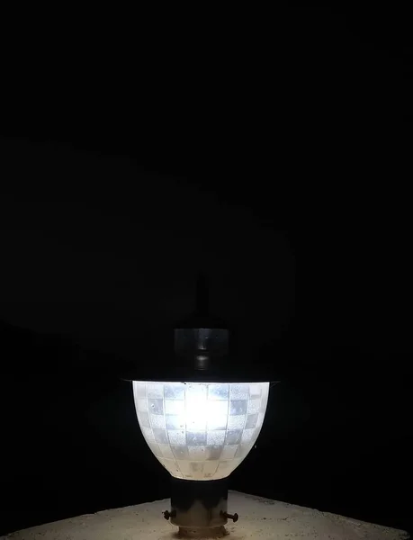 Closeup Shot Old Kerosene Lamp — стоковое фото