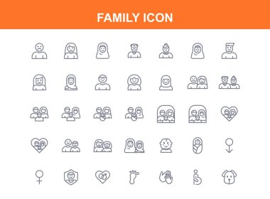uygulama aile simgesi seti