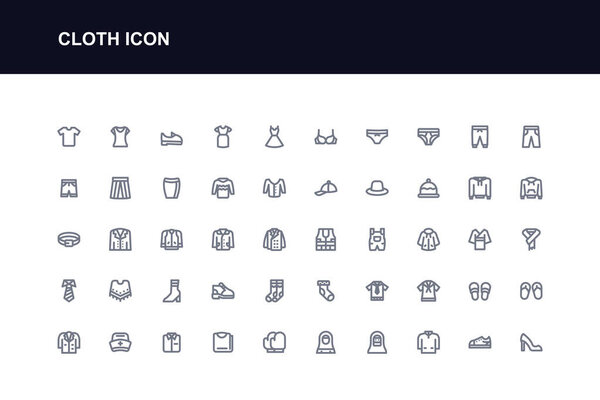 комплект значков одежды