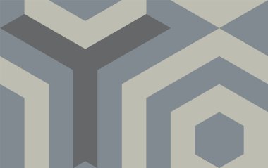 Duvar kağıdı için soyut geometrik üçgen mozaik desenli pankart tasarım vektörü