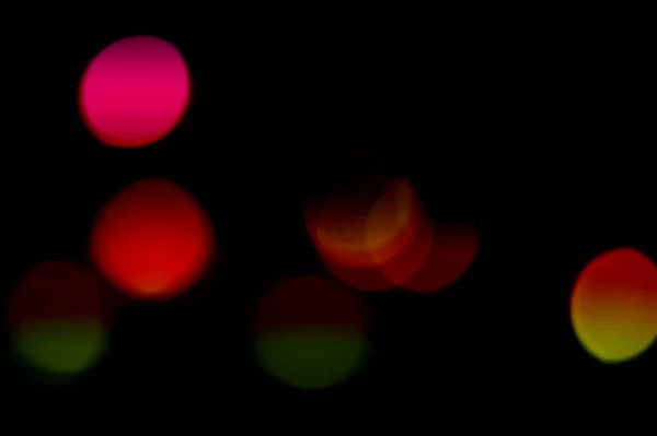 Abstraktní Červené Bokeh Světla Efekt Pozadí — Stock fotografie