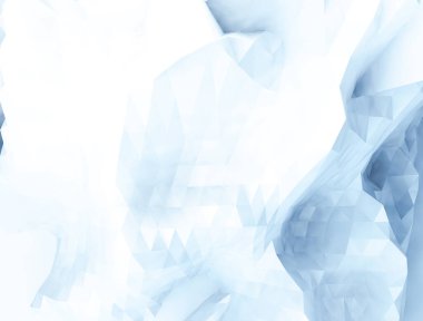 Zarif yumuşak mavi çokgen arkaplan