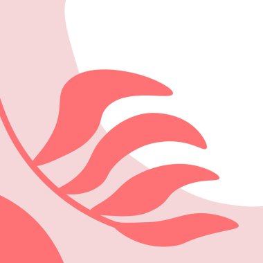 Soyut Yumuşak Tropikal Pembe Pastel Arkaplan