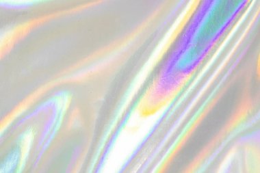 Basit parlatıcı ve gümüş holografik doku görüntüsü