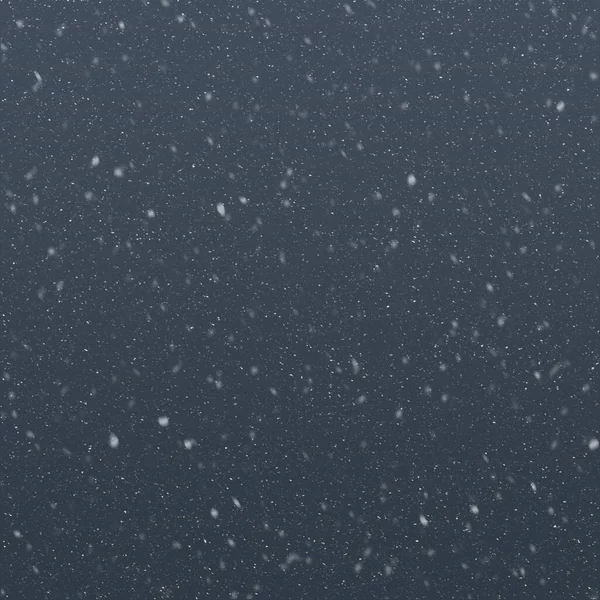 Nahtlose Schneefall Textur Vorlage Isoliert Auf Kalten Dunkelblauen Gradienten Hintergrund — Stockfoto