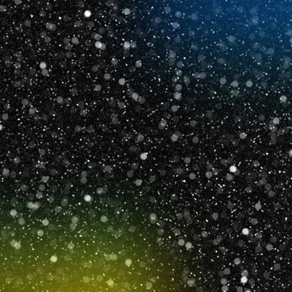 Black Snow Texture Defocused Background Bokeh — Stock Photo, Image