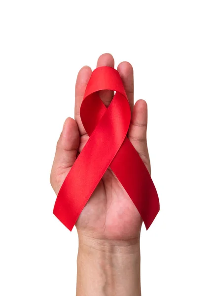 Dia Mundial Das Ajudas Nacional Hiv Aids Envelhecimento Mês Conscientização — Fotografia de Stock