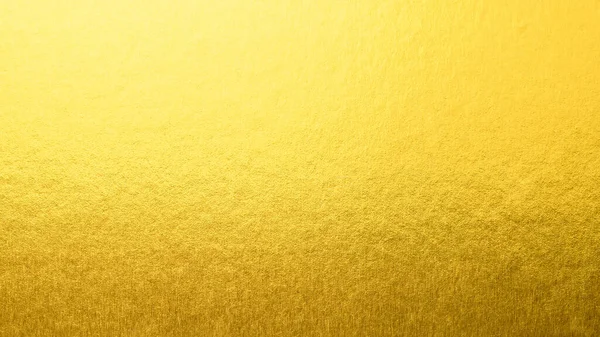 金箔メタリックゴールデンテクスチャ光沢のある包装紙デザイン装飾要素のための明るい黄色の壁紙 — ストック写真