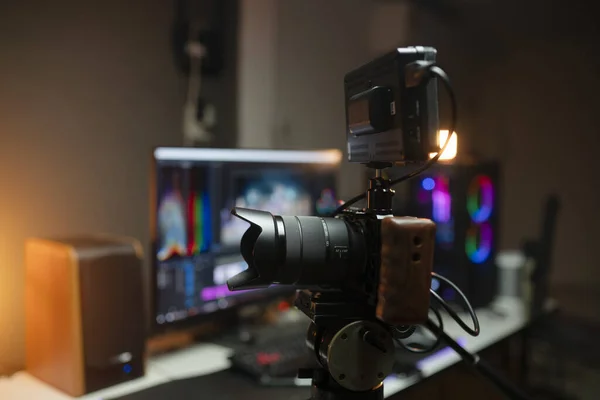 Camera equipment filmmaking gear for blogger content creator