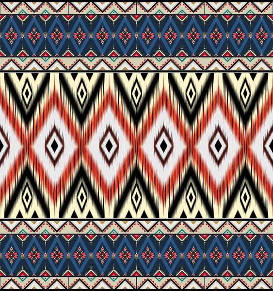 Abstract Geometric Yarn Ethnic Oriental Pattern Traditional Design Background — Stock Photo, Image