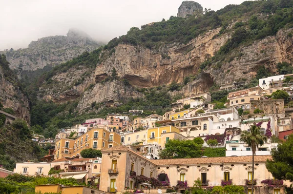Village Positano Amalfi Coast Province Salerno Campania Italy — Fotografia de Stock