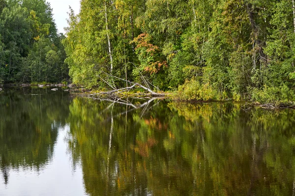 Russland Weißes Meer Ostsee Kanal Die Schönheit Von Zalavruga Ist — Stockfoto