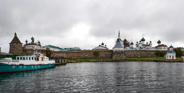 Russia Solovetsky Islands Panorama Solovetsky Monastery Bay Prosperity — ストック写真