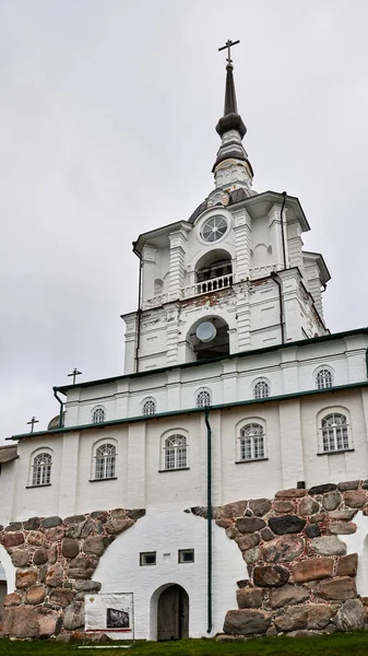 Russia Solovki Solovetsky Monastery Great Monastery Bell Tower — Stock Fotó