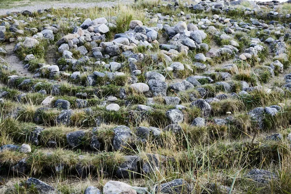 Russia Solovki Solovetsky Islands Stone Labyrinth Shore Solovetsky Bay — Stockfoto