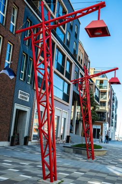 Tallinn, Estonya - 20.08.2021 Soyluların ışıkları, Tallinn, Estonya