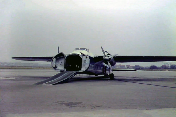 Bristol 170 Nákladní Loď Provozovaná Silver City Airways Jako Trajekt — Stock fotografie