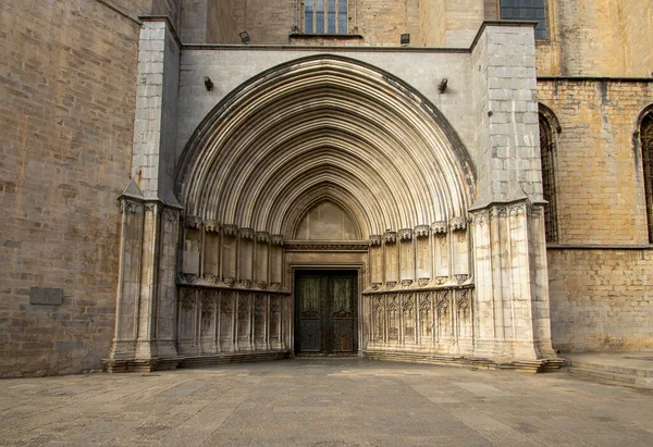 Katedrála Marie Girony Španělsku — Stock fotografie