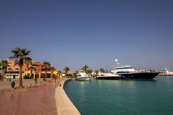Marina Dans Station Balnéaire Hurghada Egypte — Photo