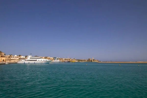 Mısır Daki Port Ghalib Kızıldeniz Tatil Beldesi — Stok fotoğraf