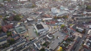 Ipswich, Suffolk, İngiltere 'deki Umut Kilisesi' nin 4k drone görüntüleri.