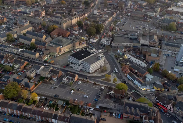 英国サフォークのイプスウィッチの町のホープ教会の空中ビュー — ストック写真