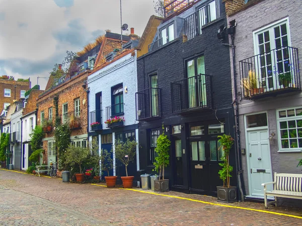 Maisons Colorées Dans Quartier Notting Hill Ouest Londres — Photo