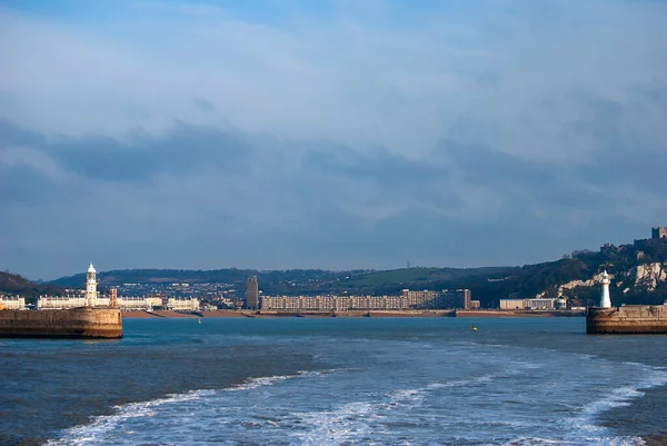 Entrée Port Douvres Dans Kent Angleterre — Photo