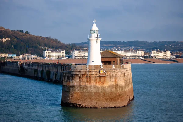 Entrada Para Porto Dover Kent Inglaterra — Fotografia de Stock
