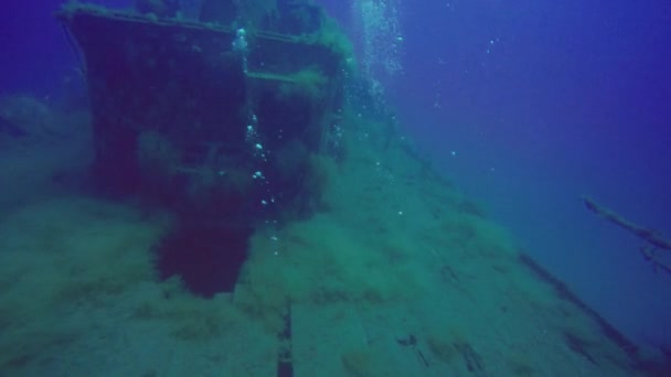 マルタのMv帝国イーグルの難破船 — ストック動画