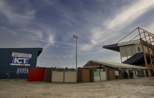 Caledonian Stadium Lar Inverness Caledonian Thistle Football Club Nas Terras — Fotografia de Stock