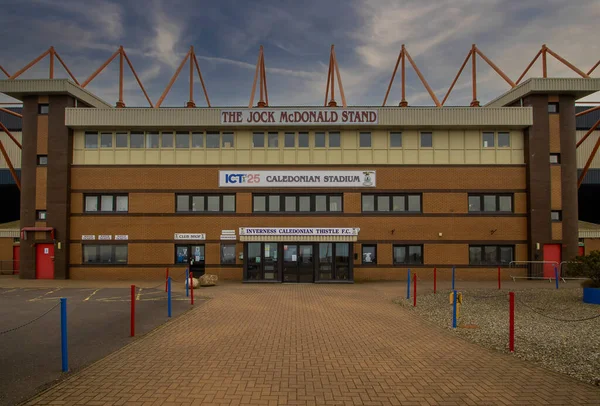 Het Caledonian Stadium Thuisbasis Van Inverness Caledonian Thistle Football Club — Stockfoto