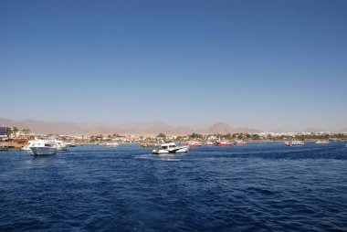 Sharm el Sheikh, Mısır 'daki Naama Körfezi' ndeki marina.