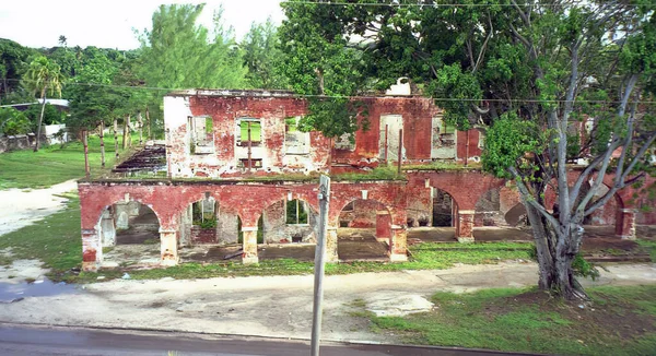 Die Ruinen Eines Alten Gebäudes Der Nähe Von Bridgetown Auf — Stockfoto