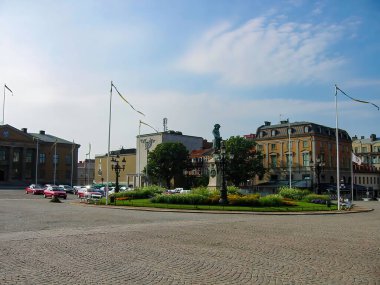 The main square in Karlskrona, Sweden