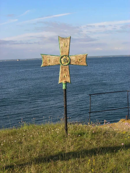 Coldinu Cross Order Coldinu Coldinuorden Coast Karlskrona Sweden — Stock Photo, Image