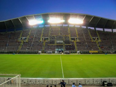 Kuzey Makedonya 'nın Üsküp şehir merkezindeki Toshe Proeski Arena