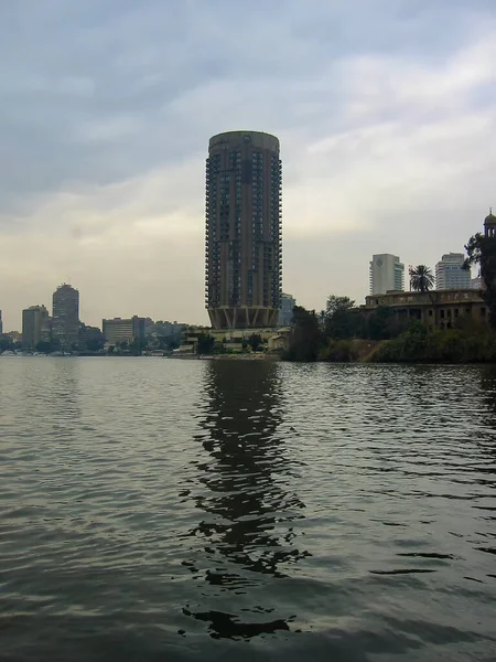 Utsikt Över Staden Från Nilen Kairo Egypten — Stockfoto
