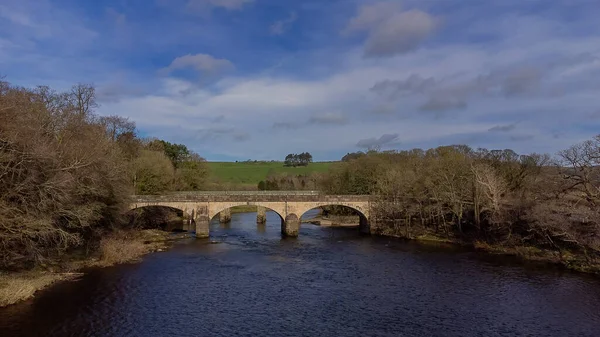 Most Rzece Lune Crook Lune Lancashire Wielka Brytania — Zdjęcie stockowe