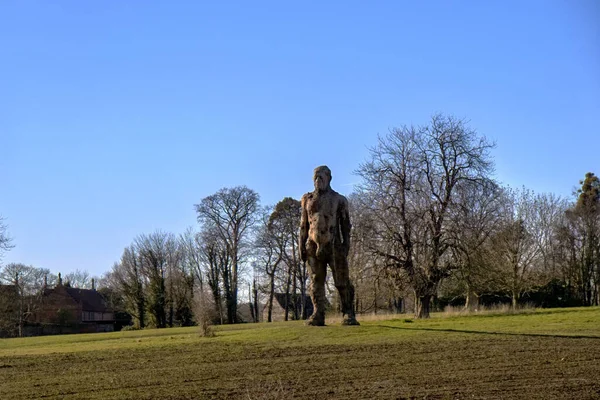 Die Yoxman Statue Yoxford Suffolk Großbritannien — Stockfoto
