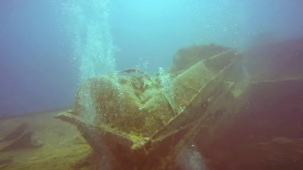 Naufragio Della Thistlegorm Nel Mar Rosso Egitto — Foto Stock