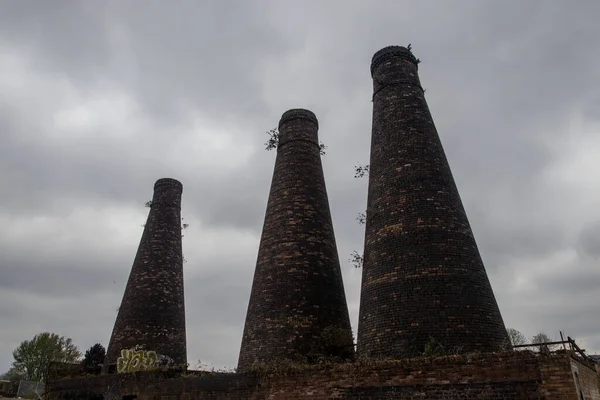 Los Históricos Hornos Botella Three Sisters Burslem Stoke Trent Staffordshire —  Fotos de Stock