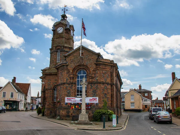 Das Rathaus Der Marktgemeinde Eye Suffolk Großbritannien — Stockfoto