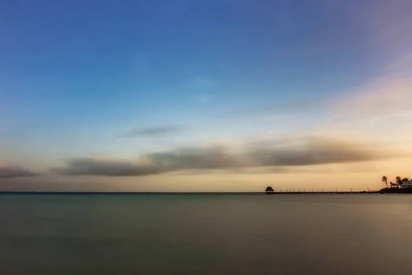 Sunrise Playa Norte Isla Mujeres Cancun Mexico — Stock Photo, Image