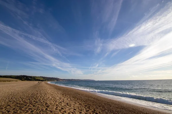 Magnifique Plage Slapton Sands Dans Devon Royaume Uni — Photo