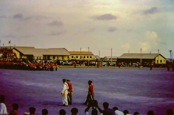 Hoge Officieren Een Independence Day Parade Accra Ghana Maart 1959 — Stockfoto